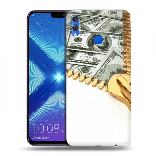 Дизайнерский силиконовый чехол для Huawei Honor 8X Текстуры денег