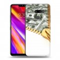 Дизайнерский пластиковый чехол для LG G8 ThinQ Текстуры денег