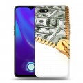 Дизайнерский силиконовый с усиленными углами чехол для OPPO A1k Текстуры денег