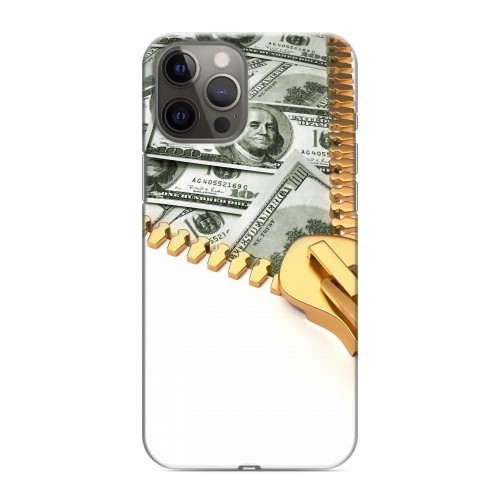 Дизайнерский силиконовый чехол для Iphone 12 Pro Max Текстуры денег