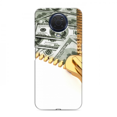 Дизайнерский силиконовый чехол для Nokia G20 Текстуры денег