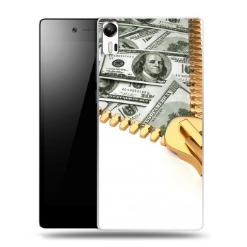 Дизайнерский силиконовый чехол для Lenovo Vibe Shot Текстуры денег (на заказ)