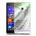 Дизайнерский пластиковый чехол для Microsoft Lumia 540 Текстуры денег