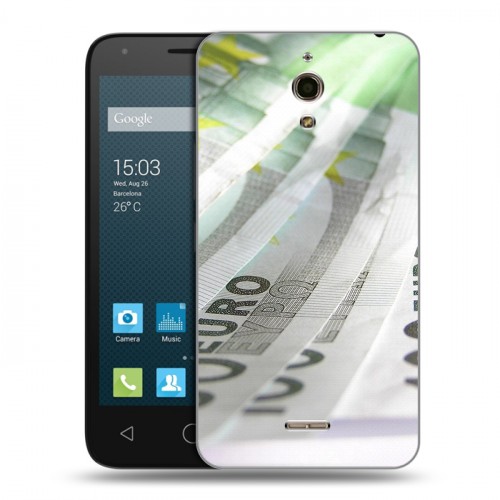 Дизайнерский силиконовый чехол для Alcatel One Touch Pixi 4 (6) Текстуры денег