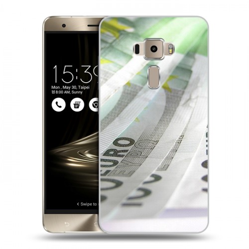 Дизайнерский пластиковый чехол для Asus ZenFone 3 Текстуры денег