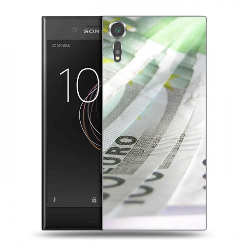 Дизайнерский пластиковый чехол для Sony Xperia XZs Текстуры денег