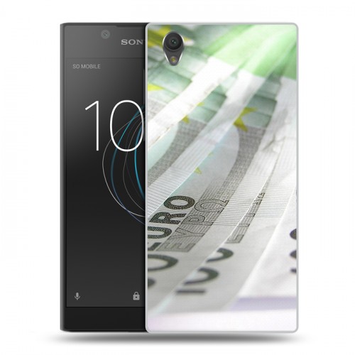 Дизайнерский пластиковый чехол для Sony Xperia L1 Текстуры денег