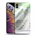 Дизайнерский силиконовый чехол для Iphone Xs Max Текстуры денег