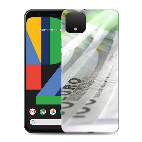 Дизайнерский пластиковый чехол для Google Pixel 4 XL Текстуры денег