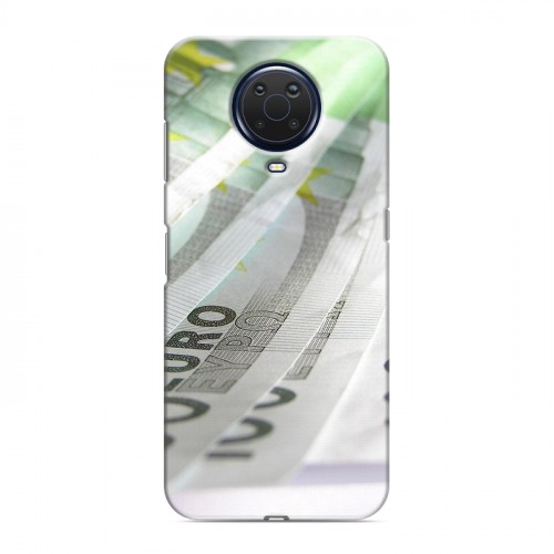Дизайнерский силиконовый с усиленными углами чехол для Nokia G20 Текстуры денег