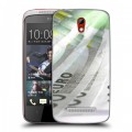 Дизайнерский пластиковый чехол для HTC Desire 500 Текстуры денег