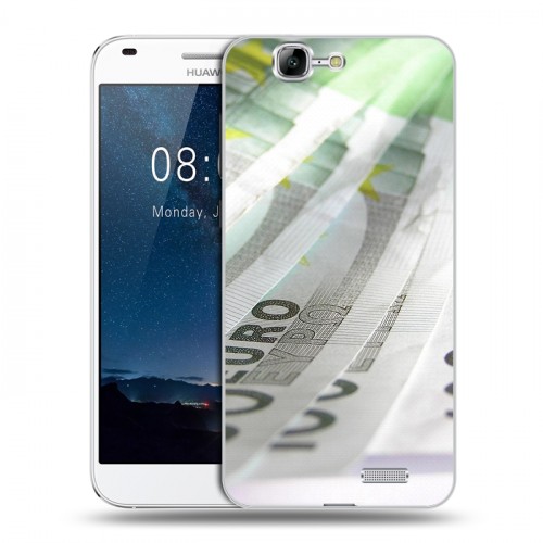 Дизайнерский пластиковый чехол для Huawei Ascend G7 Текстуры денег