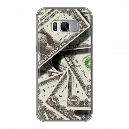 Дизайнерский силиконовый чехол для Samsung Galaxy S8 Plus Текстуры денег