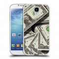 Дизайнерский пластиковый чехол для Samsung Galaxy S4 Текстуры денег