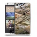 Дизайнерский силиконовый чехол для HTC Desire 626 Текстуры денег