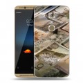 Дизайнерский пластиковый чехол для ZTE Axon 7 Текстуры денег