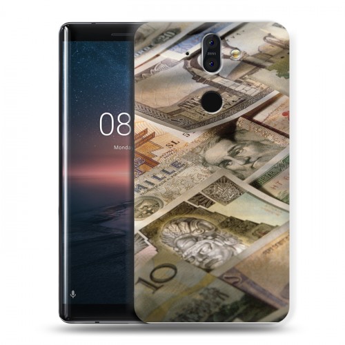 Дизайнерский силиконовый чехол для Nokia 8 Sirocco Текстуры денег