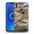 Дизайнерский силиконовый чехол для Alcatel 5V Текстуры денег