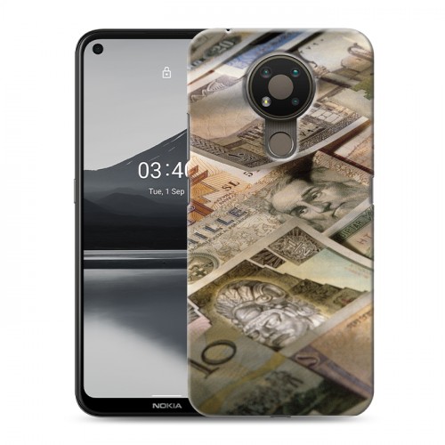 Дизайнерский силиконовый чехол для Nokia 3.4 Текстуры денег
