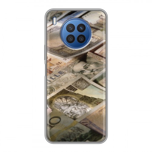 Дизайнерский силиконовый с усиленными углами чехол для Huawei Nova 8i Текстуры денег