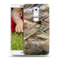 Дизайнерский пластиковый чехол для LG Optimus G2 mini Текстуры денег