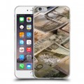 Дизайнерский силиконовый чехол для Iphone 6 Plus/6s Plus Текстуры денег