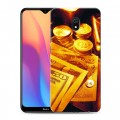 Дизайнерский силиконовый с усиленными углами чехол для Xiaomi RedMi 8A Текстуры денег