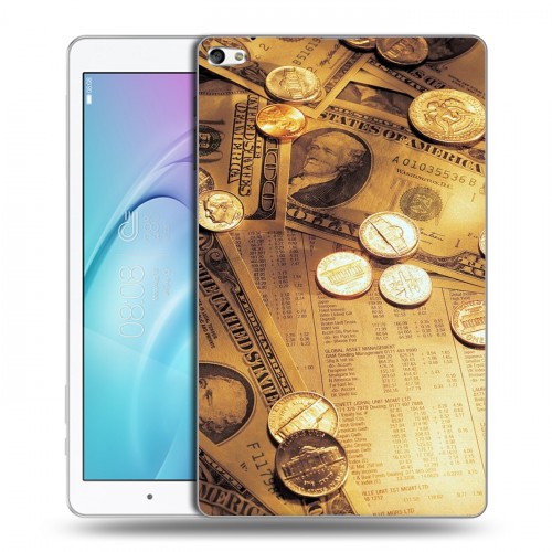 Дизайнерский силиконовый чехол для Huawei MediaPad T2 10.0 Pro Текстуры денег