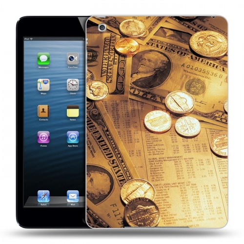 Дизайнерский силиконовый чехол для Ipad Mini Текстуры денег