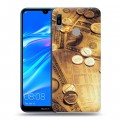 Дизайнерский пластиковый чехол для Huawei Y6 (2019) Текстуры денег