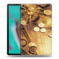 Дизайнерский пластиковый чехол для Samsung Galaxy Tab A 10.1 (2019) Текстуры денег