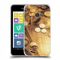 Дизайнерский пластиковый чехол для Nokia Lumia 530 Текстуры денег