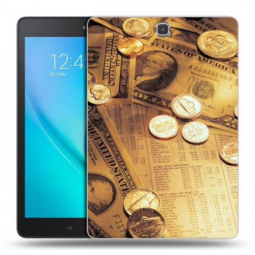 Дизайнерский силиконовый чехол для Samsung Galaxy Tab A 9.7 Текстуры денег