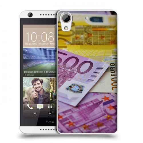 Дизайнерский пластиковый чехол для HTC Desire 626 Текстуры денег