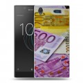 Дизайнерский пластиковый чехол для Sony Xperia L1 Текстуры денег