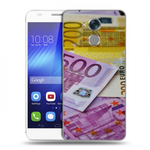 Дизайнерский пластиковый чехол для Huawei Honor 6C Текстуры денег