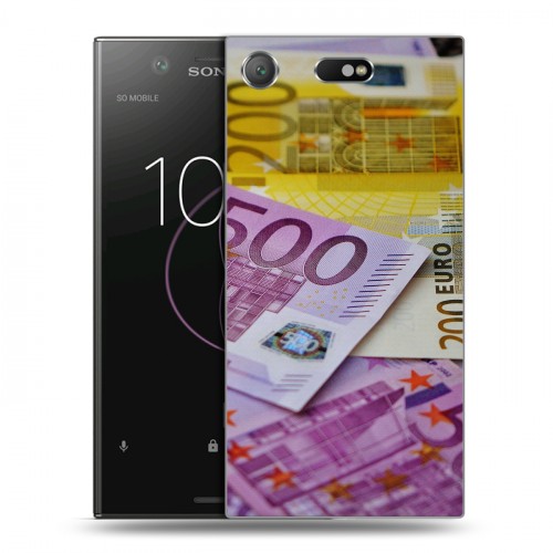 Дизайнерский пластиковый чехол для Sony Xperia XZ1 Compact Текстуры денег