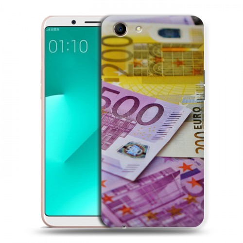 Дизайнерский пластиковый чехол для OPPO A83 Текстуры денег