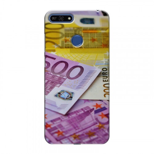 Дизайнерский силиконовый чехол для Huawei Honor 7A Pro Текстуры денег