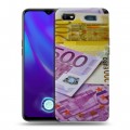 Дизайнерский силиконовый с усиленными углами чехол для OPPO A1k Текстуры денег