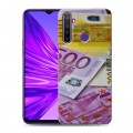 Дизайнерский силиконовый чехол для Realme 5 Текстуры денег