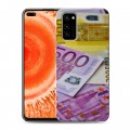 Дизайнерский силиконовый чехол для Huawei Honor View 30 Pro Текстуры денег