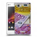 Дизайнерский пластиковый чехол для Sony Xperia L Текстуры денег