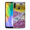 Дизайнерский пластиковый чехол для Huawei Y6p Текстуры денег