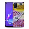 Дизайнерский пластиковый чехол для OPPO A52 Текстуры денег