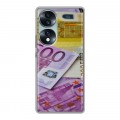 Дизайнерский пластиковый чехол для Huawei Honor 70 Текстуры денег