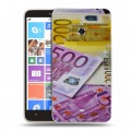 Дизайнерский пластиковый чехол для Nokia Lumia 1320 Текстуры денег