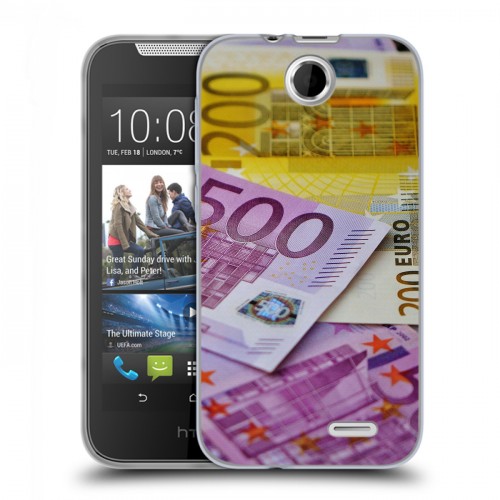 Дизайнерский силиконовый чехол для HTC Desire 310 Текстуры денег