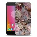 Дизайнерский силиконовый чехол для Lenovo K6 Текстуры денег