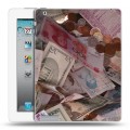 Дизайнерский пластиковый чехол для Ipad 2/3/4 Текстуры денег